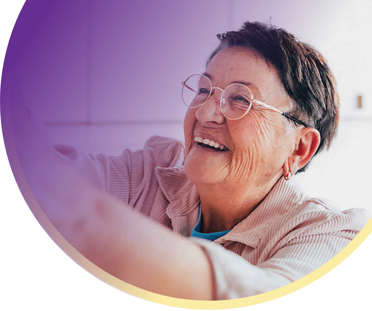 Old Woman Smiling Old Woman Smiling