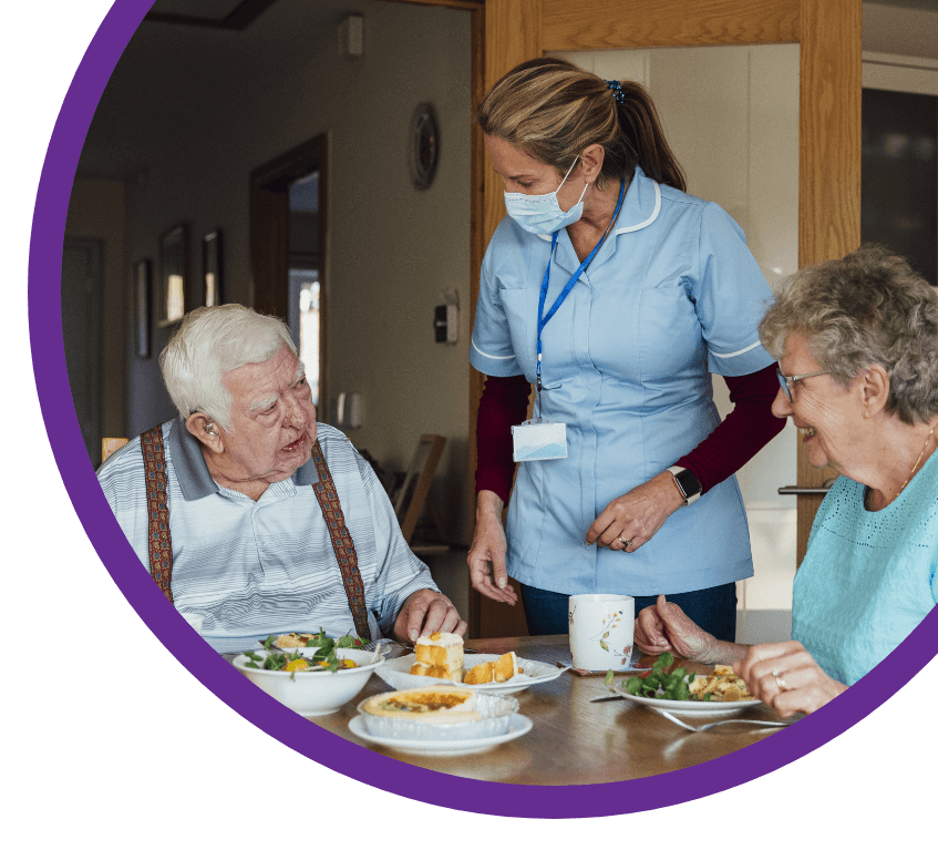 Old People Talking Image Right